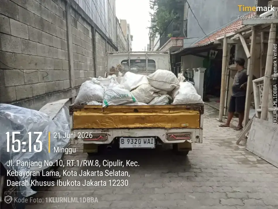 Angkut sampah proyek dalam karung - Jasa Urugan Jabodetabek